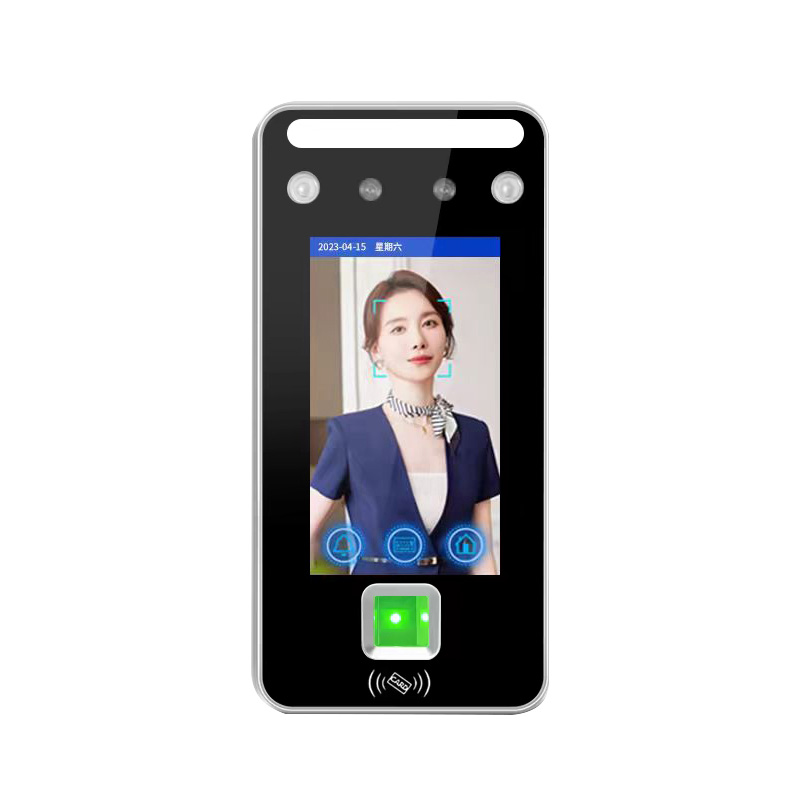 蓝博森DK65F 动态人脸智能指纹考勤一体机